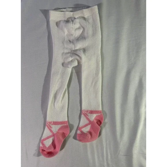 The Children's Place Baby Girls Ballerina Bodysuit Tutu Tights 0-3M Pink White - Picture 5 of 8